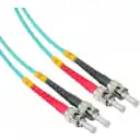 Thumbnail 2 de 10mt ST-ST OM3 Multimodo MM Duplex Jumper Fibra 3.0mm 50/125um LSZH