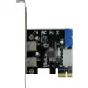 Thumbnail 1 de PCIe-x1 2-USB3.0 Tarjeta Interna PCIExpress
