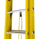 Thumbnail 0 de 3,8-7,60mt 140kg Telescopica Fibra De Vidrio 28-Peldano Escalera