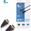 Thumbnail 3 de Cable HDMI M/M H/3840x2160 30AWG Longitud 1.8 metros Negro - XTech