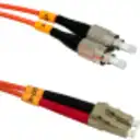 Thumbnail 1 de 2mt LC-FC OM1 MultiModo MM Duplex Jumper Fibra 62.5/125um LSZH 