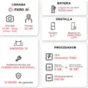 Thumbnail 9 de Celular Motorola Moto G56 256GB RAM 8GB 50MP 6.72' Gris