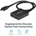 Thumbnail 9 de Adapdador 4K HDMI Video Splitter 2 Salida HDMI 30 Hz Alimentación USB Negro