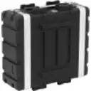 Thumbnail 2 de 4U/25cm Fondo-42cm Rack Portatil Plastico 2-tapas para Exterior Negro