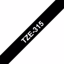 Thumbnail 0 de TZE 315 6mm Black on white tape
