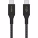 Thumbnail 0 de Cable USB-C Tipo-C M/M 240W Trenzado 2mts Color negro - Belkin