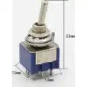 Thumbnail 5 de Interruptor 6-Pin 2-Pos Celeste ON-ON Toggle Perilla 250V 3AMP DPDT