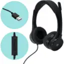 Thumbnail 1 de Audífonos Alámbricos KlipX KCH-510 On-Ear Vol-Mic USB Stereo Color Negro