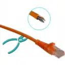 Thumbnail 1 de LINKMADE 3MT CAT5E NARANJO LSZH CABLE PATCH INYECTADO MULTIFILAR