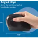 Thumbnail 1 de Mouse Ergonómico Inalámbrico Kensington Vertical Óptico 2400dpi 6 Botones Negro