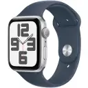 Thumbnail 0 de Apple Watch SE 2022 44mm (GPS / Silver Aluminium Case / Storm Blue Sport Band / M-L) [MREE3BE/A]