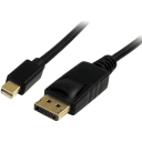 Thumbnail 0 de Cable Mini DP a DP v1.2 M/M 4K 3840x2160 60Hz 32AWG 1mt Color Negro - StarTech