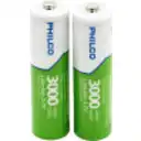 Thumbnail 1 de BLISTER 2 BATERIAS RECARGABLES 18650 LI-ION 3000MAH.