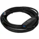Thumbnail 1 de Cable Extensión USB 3.0 Tipo-A M/H Activo 5mt Color Negro - Genérico