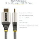 Thumbnail 6 de Cable HDMI M/M v2.0 4K 60Hz UHD c/Ethernet HighSpeed Premium Certif 1mt StarTech