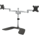 Thumbnail 6 de StarTech.com Brazo de Soporte VESA Articulado para 2 Monitores de hasta 32 Pulgadas - de Acero y Aluminio - Base para 2 monitores - plástico, aluminio, acero - negro, plata - tamaño de pantalla: 32" - escritorio