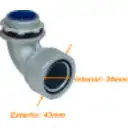 Thumbnail 2 de Metalico 32mm Codo Prensa Estopa para Flexible Aislacion IP65