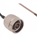 Thumbnail 1 de 20cm U.FL N-Macho CA100 Cable Coaxial Negro LMR100