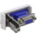 Thumbnail 1 de Modulo VGA-HH 3,5mm-HH Audio DB15-Hembra-Hembra DE-15/HH p/FQ1-FQ2-FQ3