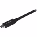 Thumbnail 2 de Cable USB Tipo-C M/M v3.0 5Gbps 4k 60Hz 1mt comp Thanderbolt3 Negro - StarTech