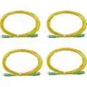 Thumbnail 2 de 4-unids 3mt SC/APC-SC/APC MonoModo SM Simplex Jumper Cable Fibra 3.0mm