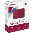 Thumbnail 1 de Disco Duro Externo Toshiba Canvio Advance Rojo 2TB 2.5" 5400RPM USB3.0 PC/MAC