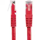 Thumbnail 2 de Cable de Red StarTech Cat6 UTP RJ45 Gigabit Ethernet ETL 50ft 15.2mts Color Rojo