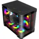 Thumbnail 1 de GABINETE GAMER VIPER ARGB/mATX /5 FAN INCLUIDOS/ SIN FUENTE / INCLUYE CONTROL REMOTO Y CONTROLADORA/ USB 3.0/ USB C