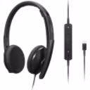 Thumbnail 1 de Audífonos Alámbricos OverEar Lenovo Wired VoIP, USB-C/USB-A Ms Teams, Negros