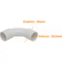 Thumbnail 1 de LINKCHIP 32mm Codo Curva para Tubo PVC Blanco