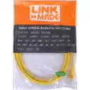 Thumbnail 1 de Cable de Red Linkmade CAT6 LSZH Inyectado Multifilar 3mts AMARILLO