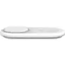Thumbnail 1 de Base de carga 2 en 1 inalambrica plana Qi2 con USB-C Belkin blanca