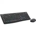 Thumbnail 2 de Kit Teclado Mouse Inalámbrico Logitech MK370 Bluetooth Receptor USB Color Grafit