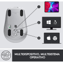 Thumbnail 11 de Mouse Inalámbrico Logitech MX Anywhere 3 4000DPI 6 Botones Recargable Pale Gray