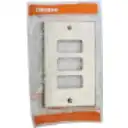Thumbnail 2 de BTICINO Placa 3 Puestos Modulos Aluminio c/Tornillos