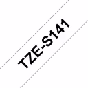 Thumbnail 0 de TZE-S141 18MM BLACK ON CLEAR