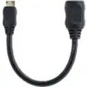 Thumbnail 2 de Cable Adaptador Mini HDMI macho / HDMI hembra - alta velocidad 12,7 cm