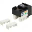 Thumbnail 1 de LINKMADE Negr Cat5E U/UTP Punchable Keystone Conector Hembra RJ45