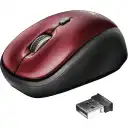 Thumbnail 0 de Mouse Inalámbrico Trust 19522 Yvi Óptico 1600DPI 2.4GHz 4 Botones USB Rojo