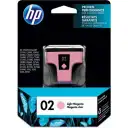 Thumbnail 0 de HP 02 - 5.5 ml - magenta claro - original - cartucho de tinta - para Photosmart 31XX, 7180, 82XX, C5100, C5170, C5173, C5175, C5177, C5190, C5194, C6150, C7100