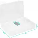 Thumbnail 0 de Caja c/Tapa 190x125x35mm Transparente Organizadora 24-Modular