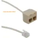 Thumbnail 0 de Y 2-RJ11-Hembra 1-RJ11-Macho 6P4C RJ14