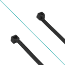 Thumbnail 1 de 50-un 500x4,8mm Negra Amarra Plastica Nylon 4.8x500mm