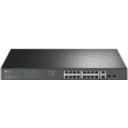 Thumbnail 2 de TP-Link JetStream TL-SG1218MP - V1 - conmutador - 16 x 10/100/1000 (PoE+) + 2 x 10/100/1000 + 2 x Gigabit SFP combinado - montaje en rack - PoE+ (250 W)