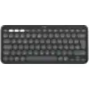 Thumbnail 0 de Teclado Inalámbrico Logitech Pebble Keys 2 K380S Bluetooth Dongle USB Grafito