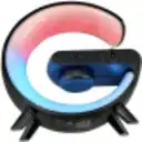 Thumbnail 3 de MLAB PARLANTE MY LIL G 5 IN 1 CARGADOR INALAMBRICO+LUZ RGB+RELOJ+ALARMA BLACK