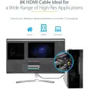 Thumbnail 4 de 3ft 1m Certified HDMI 2.1 Cable - 8K/4K
