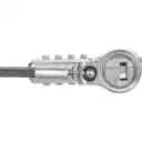 Thumbnail 2 de Cable de Seguridad Targus DEFCON Ultimate Universal Color Plata CON CLAVE