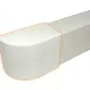 Thumbnail 1 de LINKCHIP 60x40mm Tapa Final Blanca CCA-6040-TF. para Canaleta QN6W.