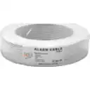 Thumbnail 0 de 4C 100mts 24AWG CCA 4-Pin 2par Alambre Aleacion Blanco Redondo 4x0,5mm